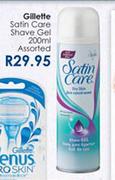 Gillette Satin Care Shave Gel-200Ml Each