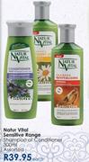 Natur Vital Sensitive Range Shampoo Or Conditioner-300Ml Each
