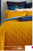 Toby Reversible 3 Or 5 Piece Quilt Sets
