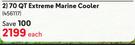 Coleman 70 QT Extreme Marine Cooler-Each