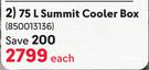 Camp Master 75L Summit Cooler Box-Each