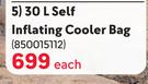 Camp Master 30L Self Inflating Cooler Bag-Each