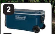 Coleman 100 QT Wheeled Cooler Box-Each