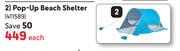 Camp Master Pop Up Beach Shelter-Each