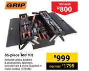 Grip 86 Piece Tool Kit