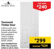 Swartland Townsend Timber Door