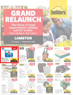 Builders : Grand Relaunch Lambton (29 August - 01 September 2024), page 1