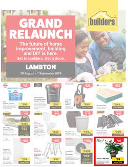 Builders : Grand Relaunch Lambton (29 August - 01 September 2024), page 1