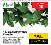 Flora 140mm Spathiphyllum Cover Pot-Each
