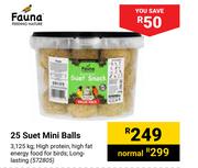 Fauna 25 Suet Mini Balls