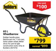 Builders 65L Wheelbarrow