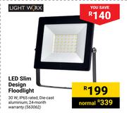 Lightworx LED Slim Design Floodlight
