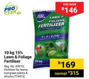 Protek 15%  Lawn & Foliage Fertiliser-10Kg
