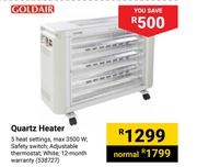 Goldair Quartz Heater