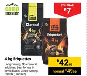 Campmaster 4Kg Briquettes-Each