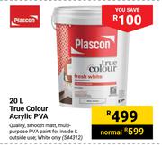 Plascon 20L True Colour Acrylic PVA 