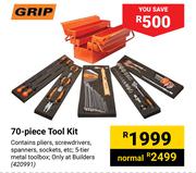 Grip 70 Piece Tool Kit