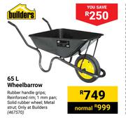 Builders 65L Wheelbarrow