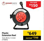 Power Worx Plastic Extension Reel