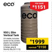 Eco 950L Slim Vertical Tank
