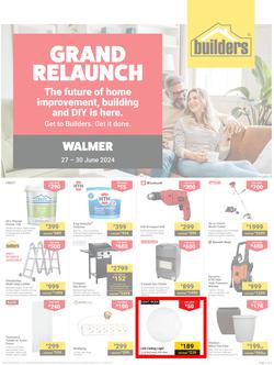 Builders : Grand Relaunch Walmer (27 June - 30 June 2024), page 1