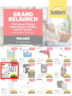 Builders : Grand Relaunch Walmer (27 June - 30 June 2024), page 1
