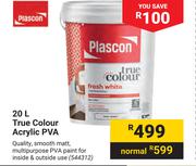 Plascon 20L True Colour Acrylic PVA
