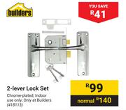 Builders 2 Lever Lock Set
