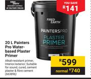 Fired Earth 20L Painters Pro Water Based Plaster Primer