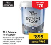 Fired Earth 20L Extreme Roof Acrylic