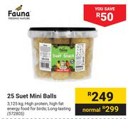 Fauna 25 Suet Mini Balls