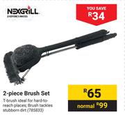 Nexgrill 2-Piece Brush Set