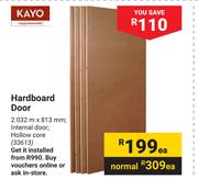 Kayo Hardboard Door 33613-Each