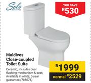 Solo Maldives Close-Coupled Toilet Suite 785071