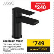 Lusso Liro Basin Mixer 786662