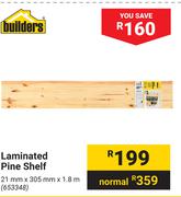 Builders Laminated Pine Shelf 653348