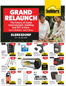Builders : Grand Relaunch Klerksdorp (25 July - 28 July 2024)