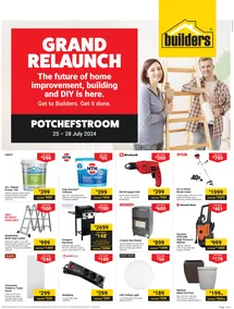 Builders : Grand Relaunch Potchefstroom (25 July - 28 July 2024)