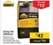 Builders 20Kg Tile Adhesive