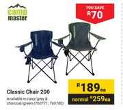Camp Master Classic Chair 200-Each