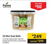 Fauna 25 Mini Suet Balls