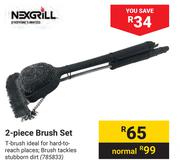 Nexgrill 2 Piece Brush Set
