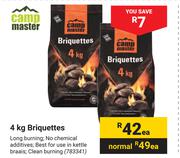 Camp Master 4Kg Briquettes-Each