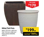 Nikie/Toti Pots-Each