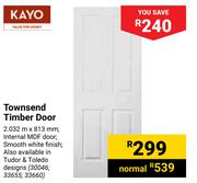 Kayo Townsend Timber Door