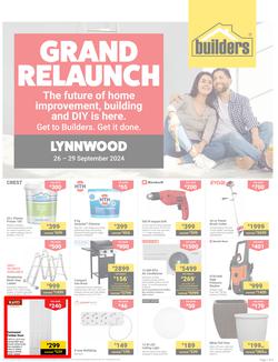 Builders : Grand Relaunch Lynnwood (26 September - 29 September 2024), page 1