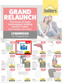 Builders : Grand Relaunch Lynnwood (26 September - 29 September 2024), page 1