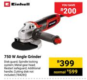 Einhell 750W Angle Grinder