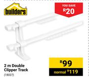 Builders 2m Double Clipper Track
