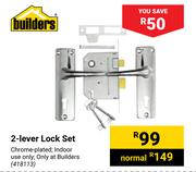 Builders 2 Lever Lock Set